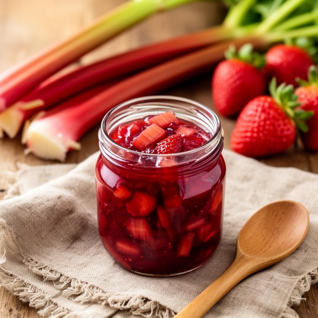 Rhubarb Strawberry Chutney