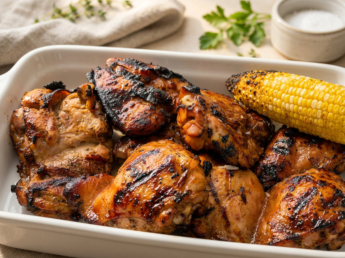 Spicy Orange Chicken Thighs