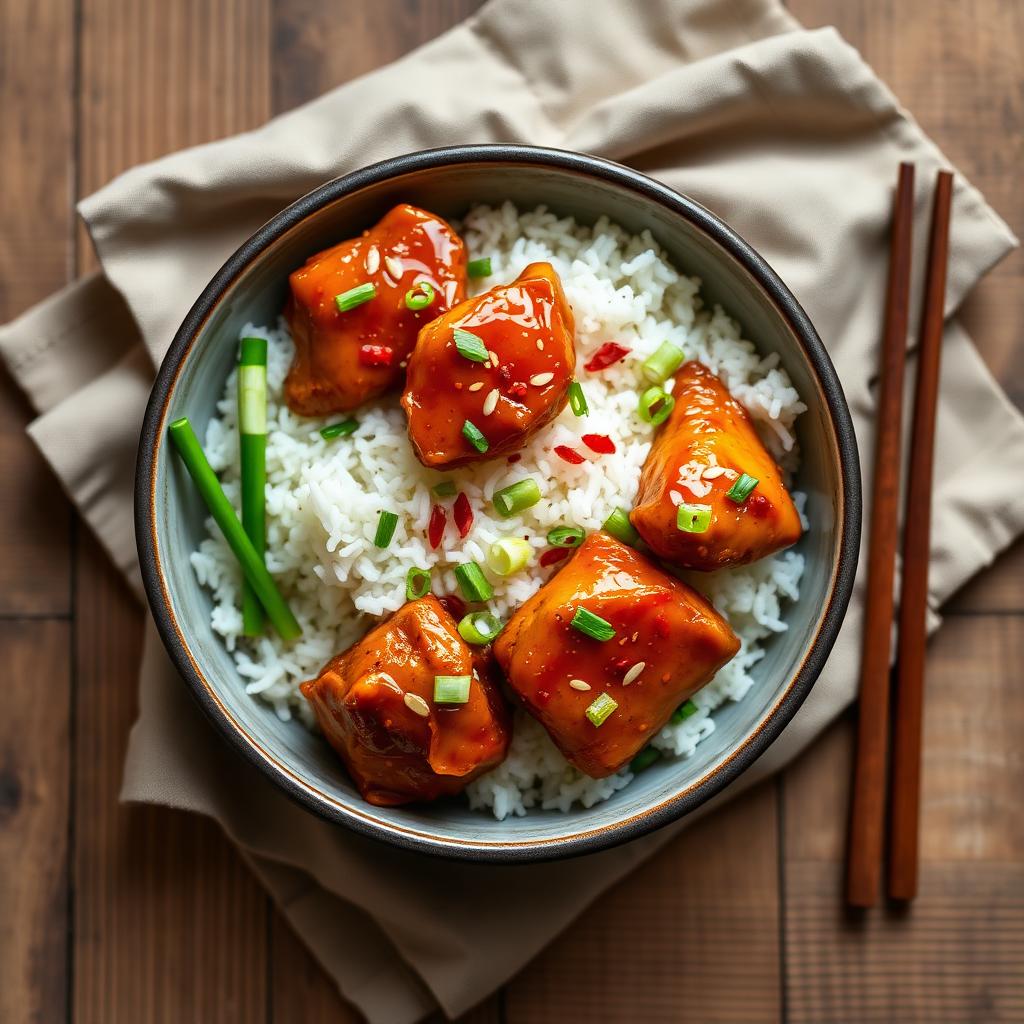 Spicy Orange Chicken Thighs