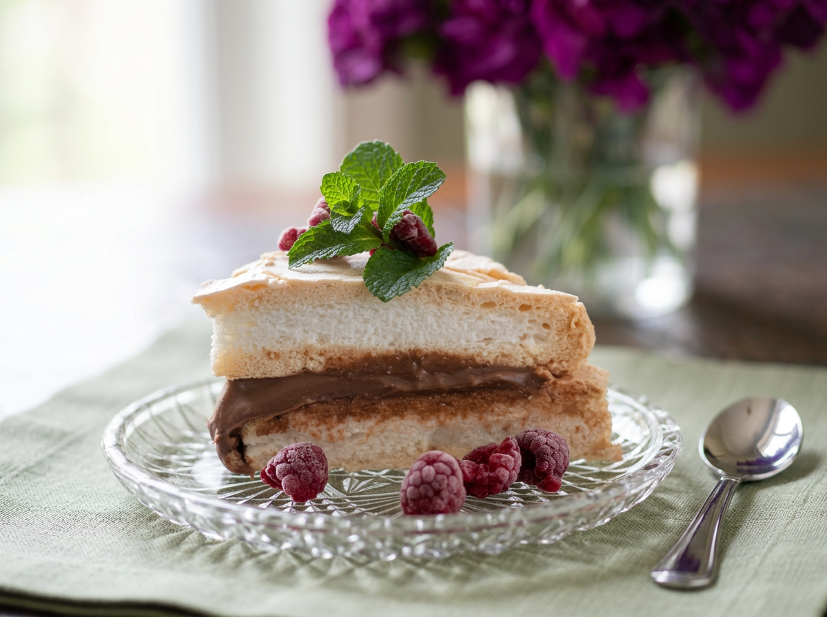 When Life Hands You Egg Whites… You Make Chocolate Meringue Torte