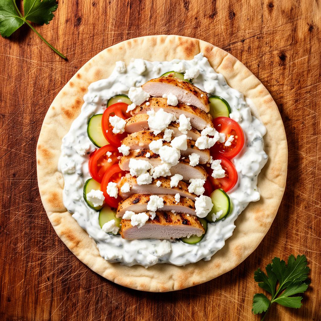 Greek Chicken Pita Pockets